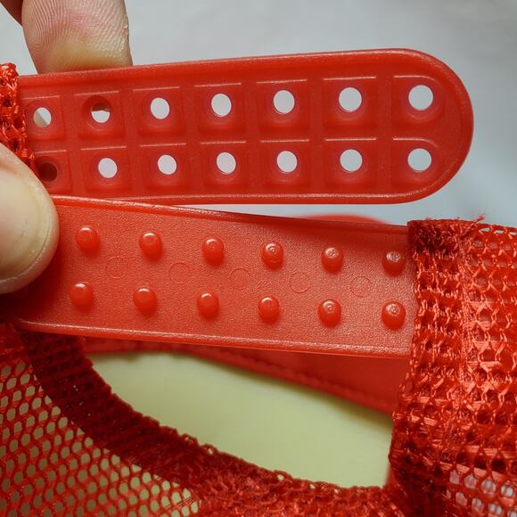 Vintage Jesse James Spider Black Widow Mesh Trucker Hat Red White Snap Back - Picture 6 of 9